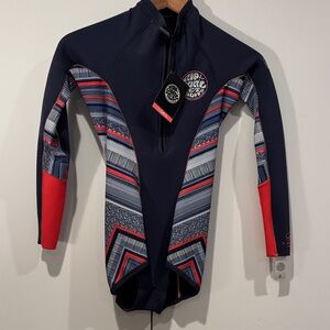 NWT Rip Curl Patterned Wetsuit/Springsuit Booty